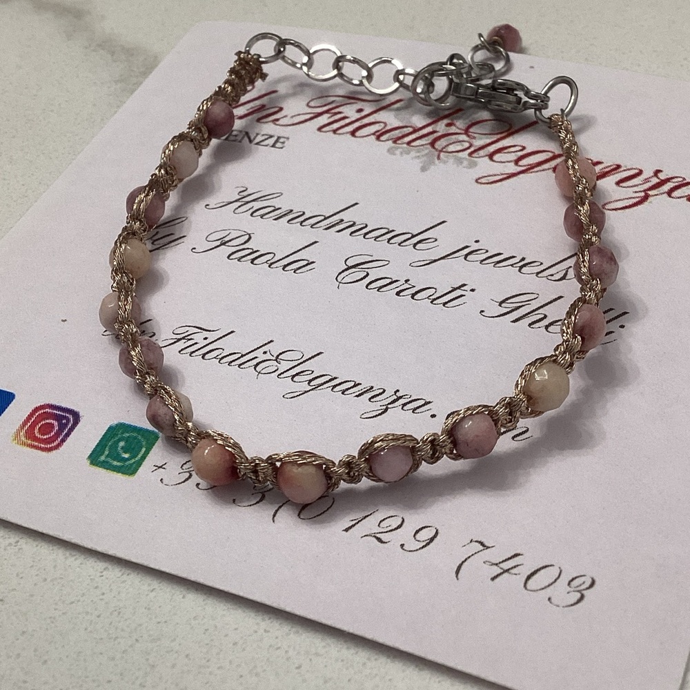 Italian Handmade Tatting Lace bracelet